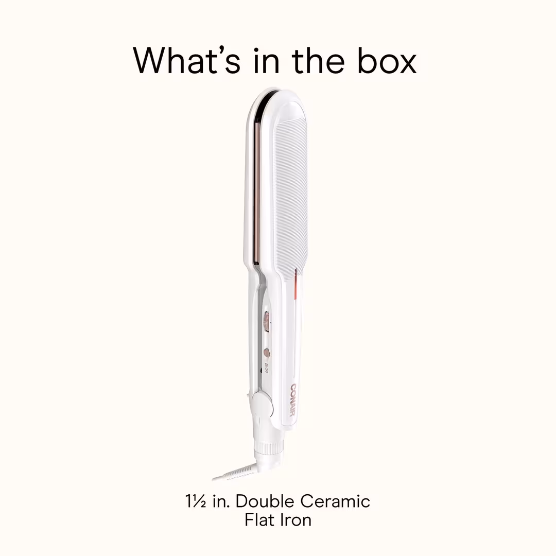 Conair  Double Ceramic 1-1/2'' Flat Iron