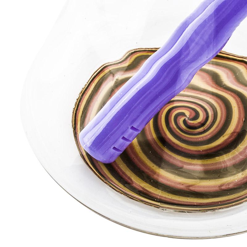 5.5 18mm To 14mm Slitted Diffuser Downstem (Purple)