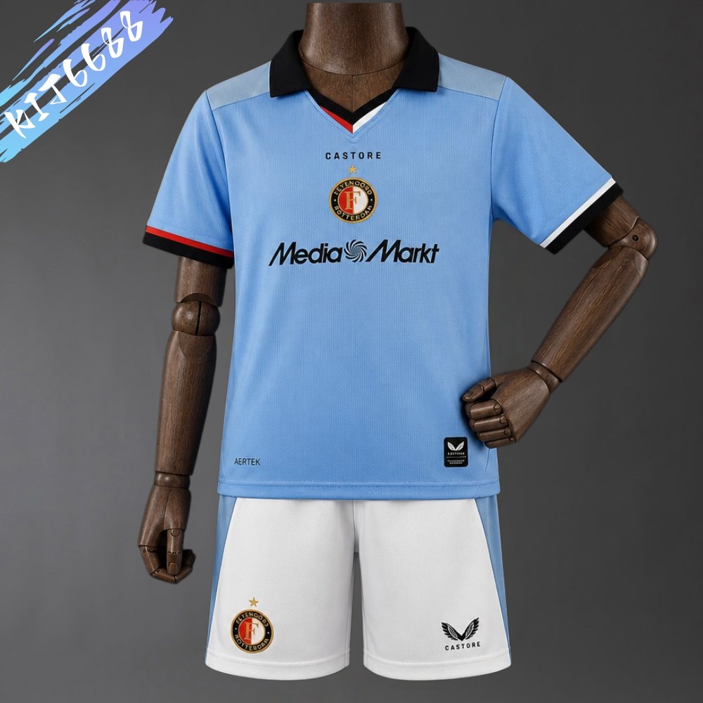 2026/2027 Feyenoord Away Football Shirt（Kids Kit socks ）