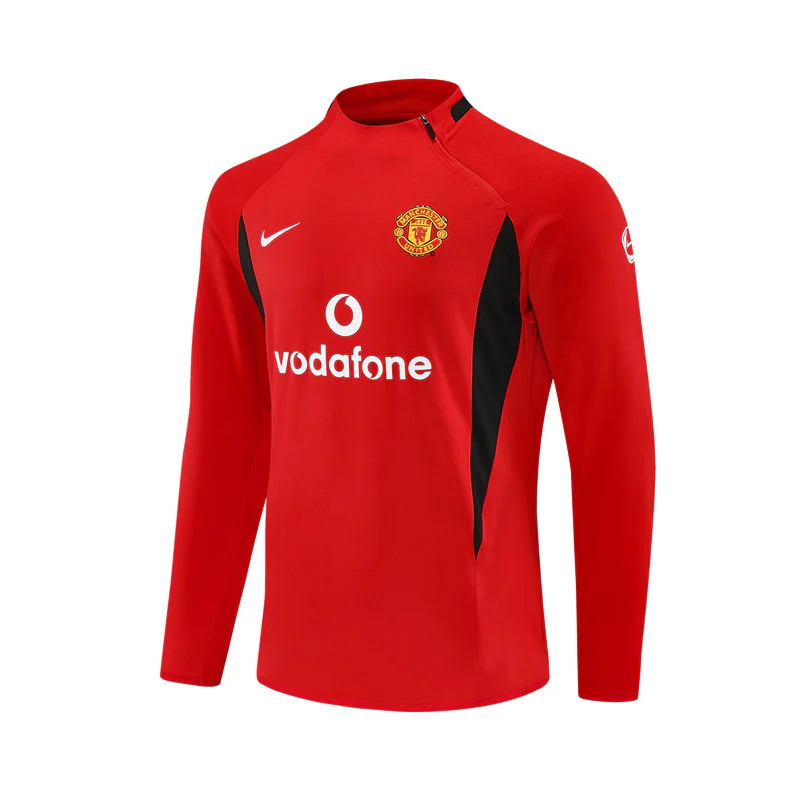 Manchester United Training Jacket Men 2002 2003 Red