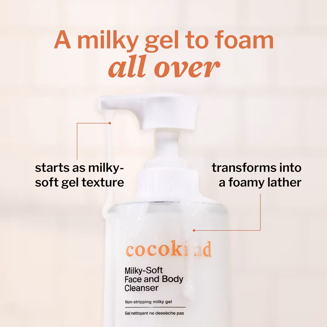 cocokind  Milky-Soft Face and Body Wash