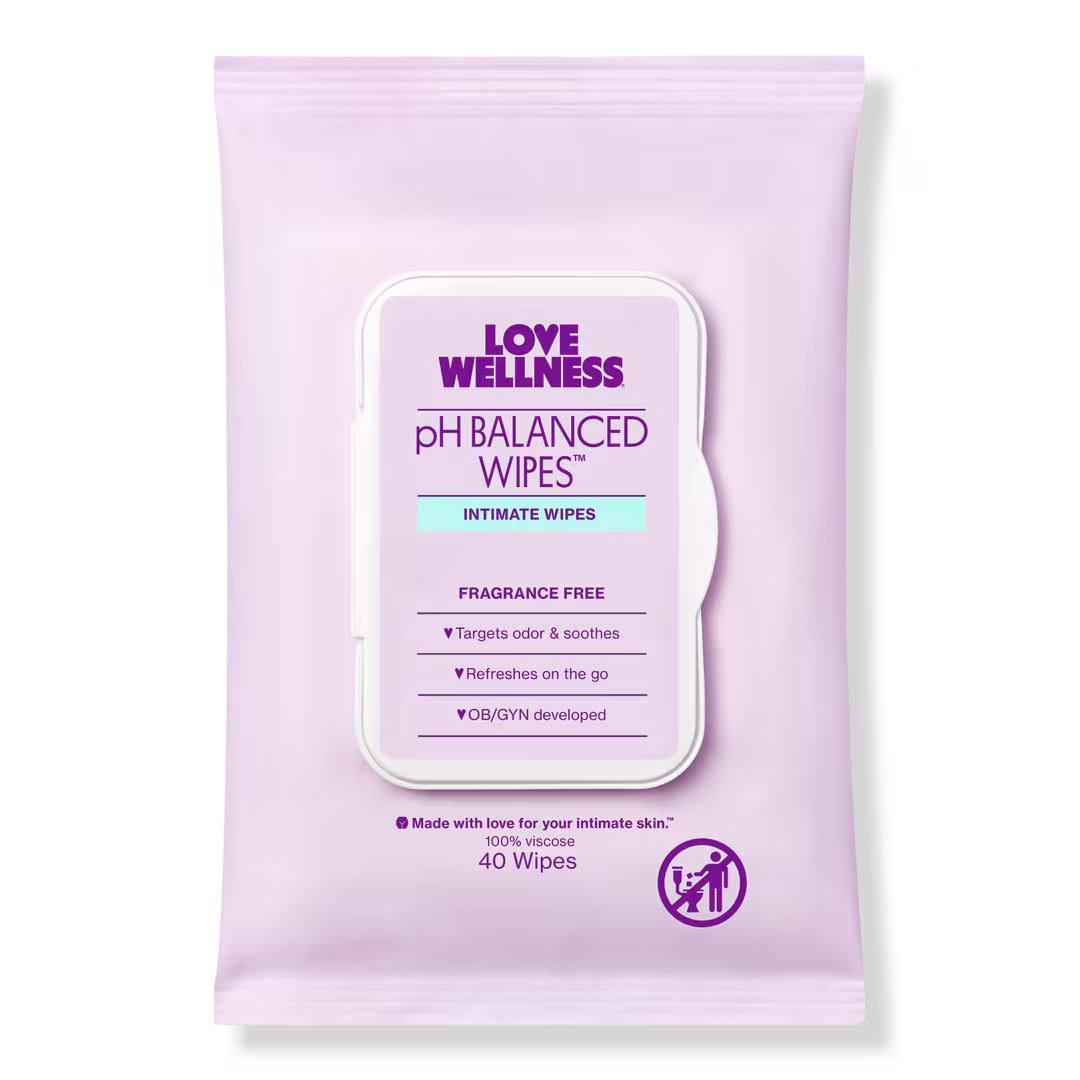 Love Wellness  pH Balanced Wipes: Vulva Wipes