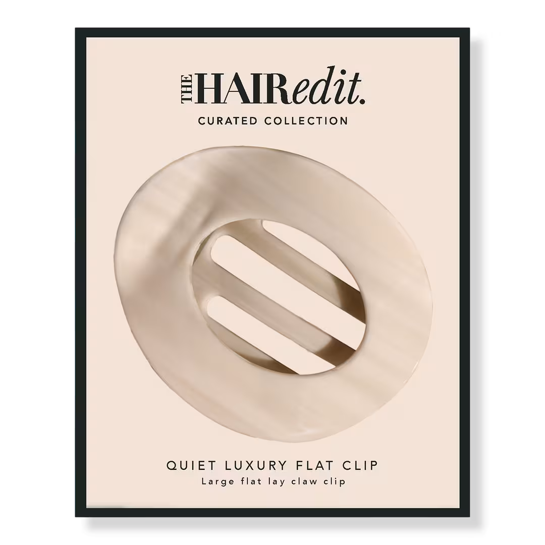 The Hair Edit  Quiet Luxury Flat Lay Claw Clip