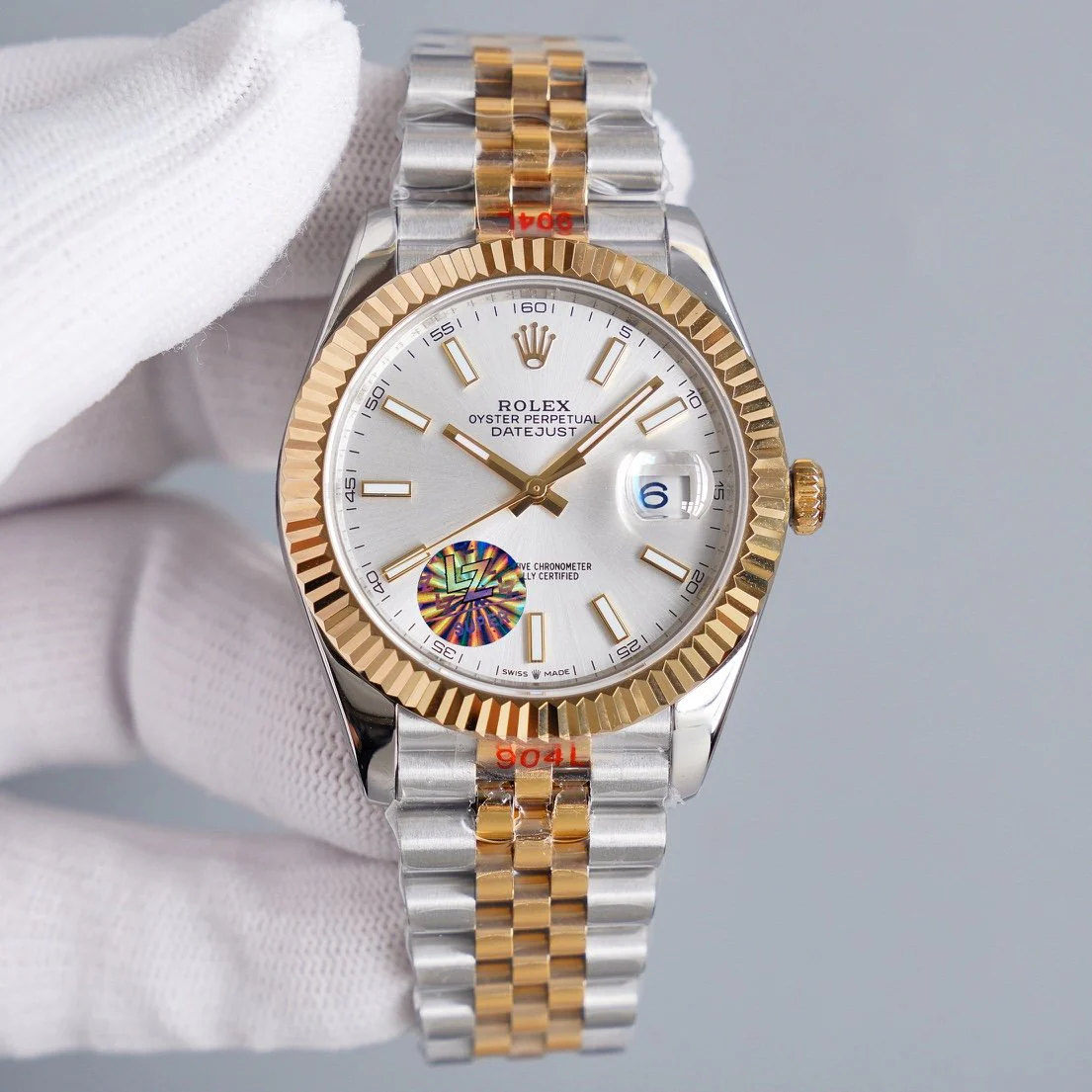 Rolex Watch DATEJUST 41MM TWO-TONE WHITE DIAL JUBILEE BRACELET