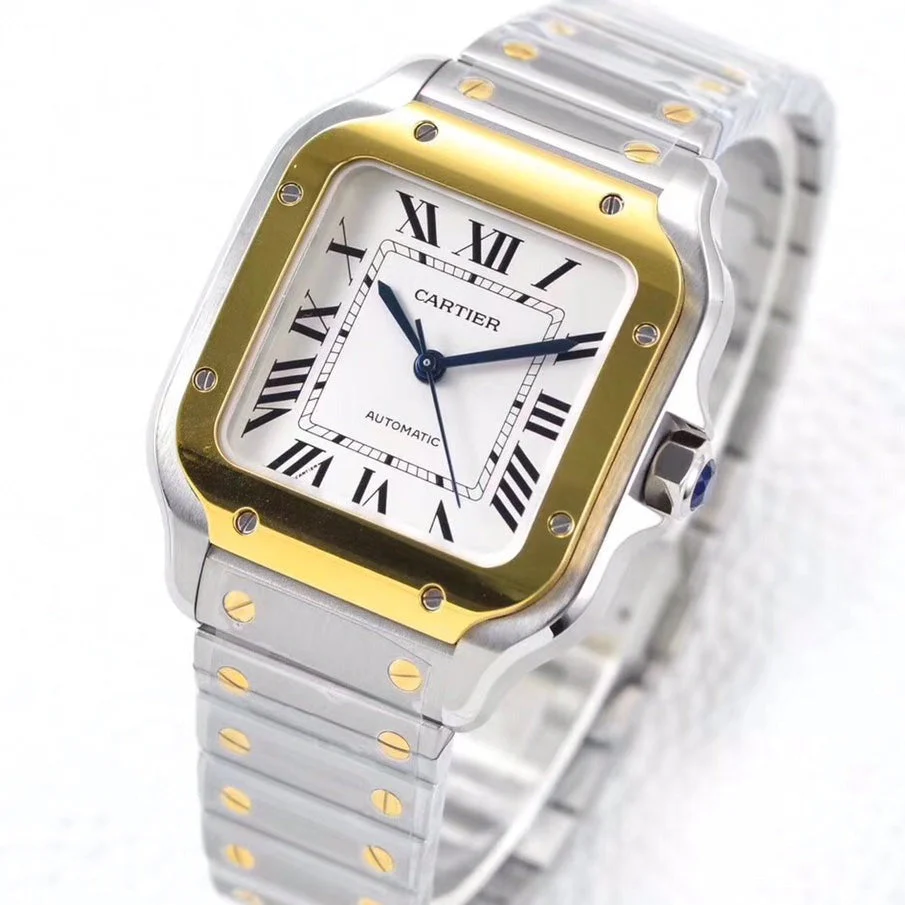 Cartier Watch SANTOS LADY 35.1MM AUTOMATIC GOLD STEEL