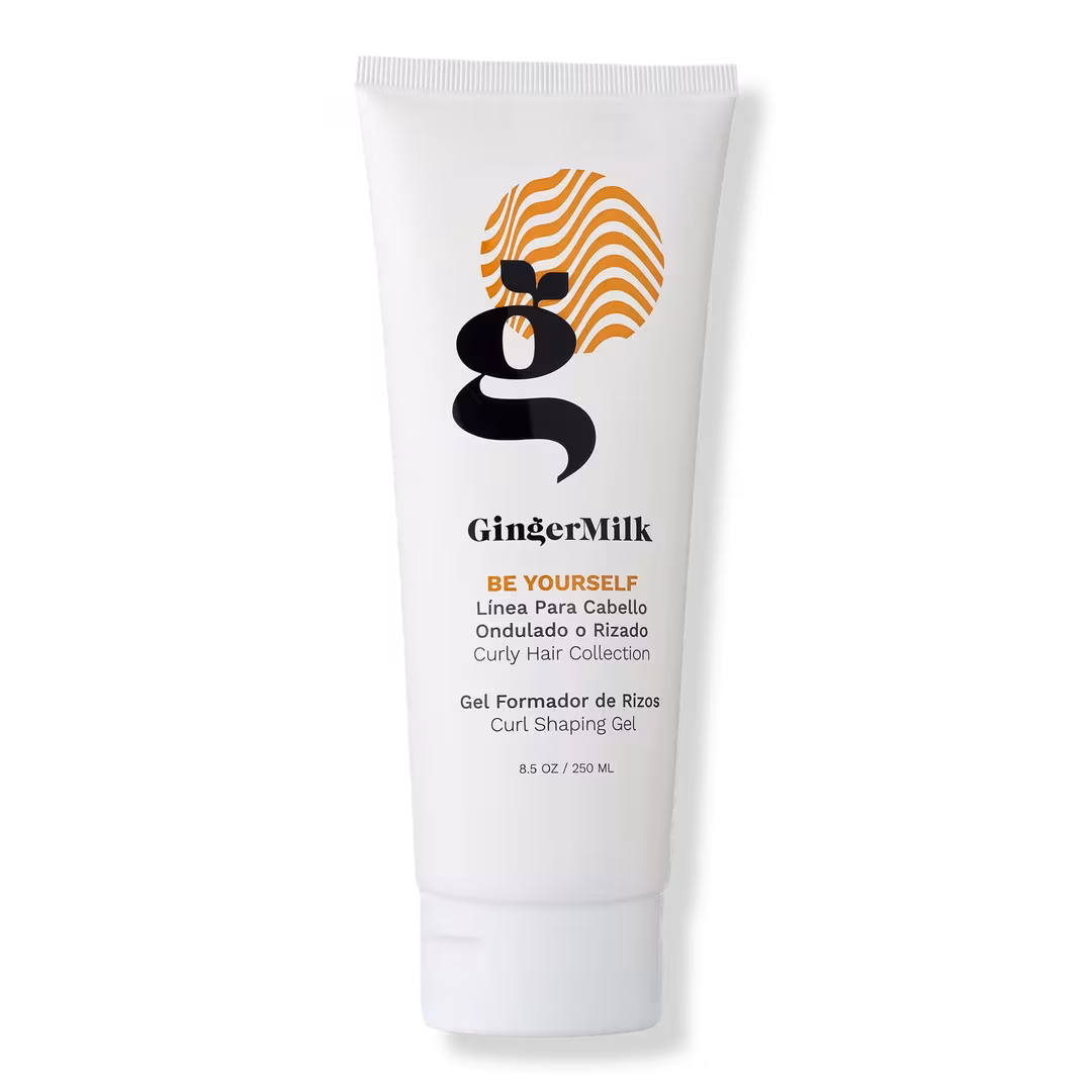 Ginger Milk  Curl Defining Gel for Wavy, Curly & Coily Hair with Flaxseed & Aloe