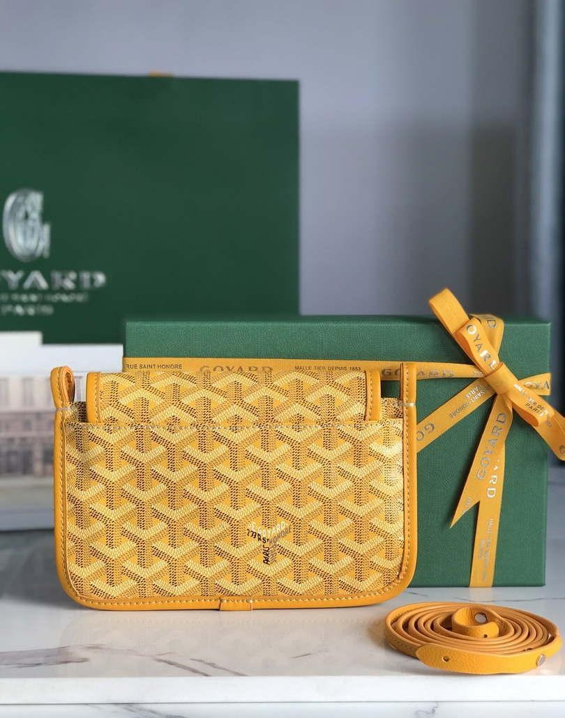 Replica Goyard PLUMETPMLTY50CL50P Portefeuille Plumet Pocket Wallet Yellow