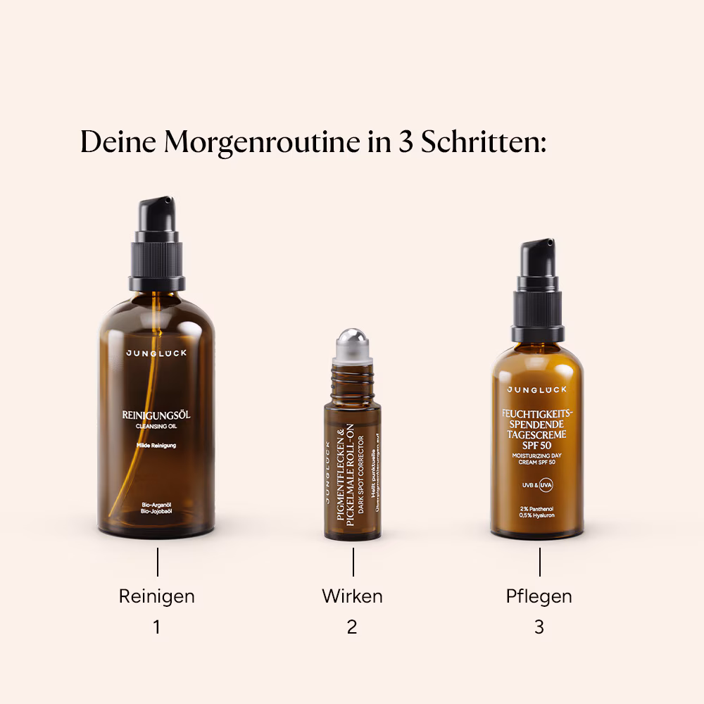 Set Pigmentflecken & Pickelmale aufhellen mit SPF 50