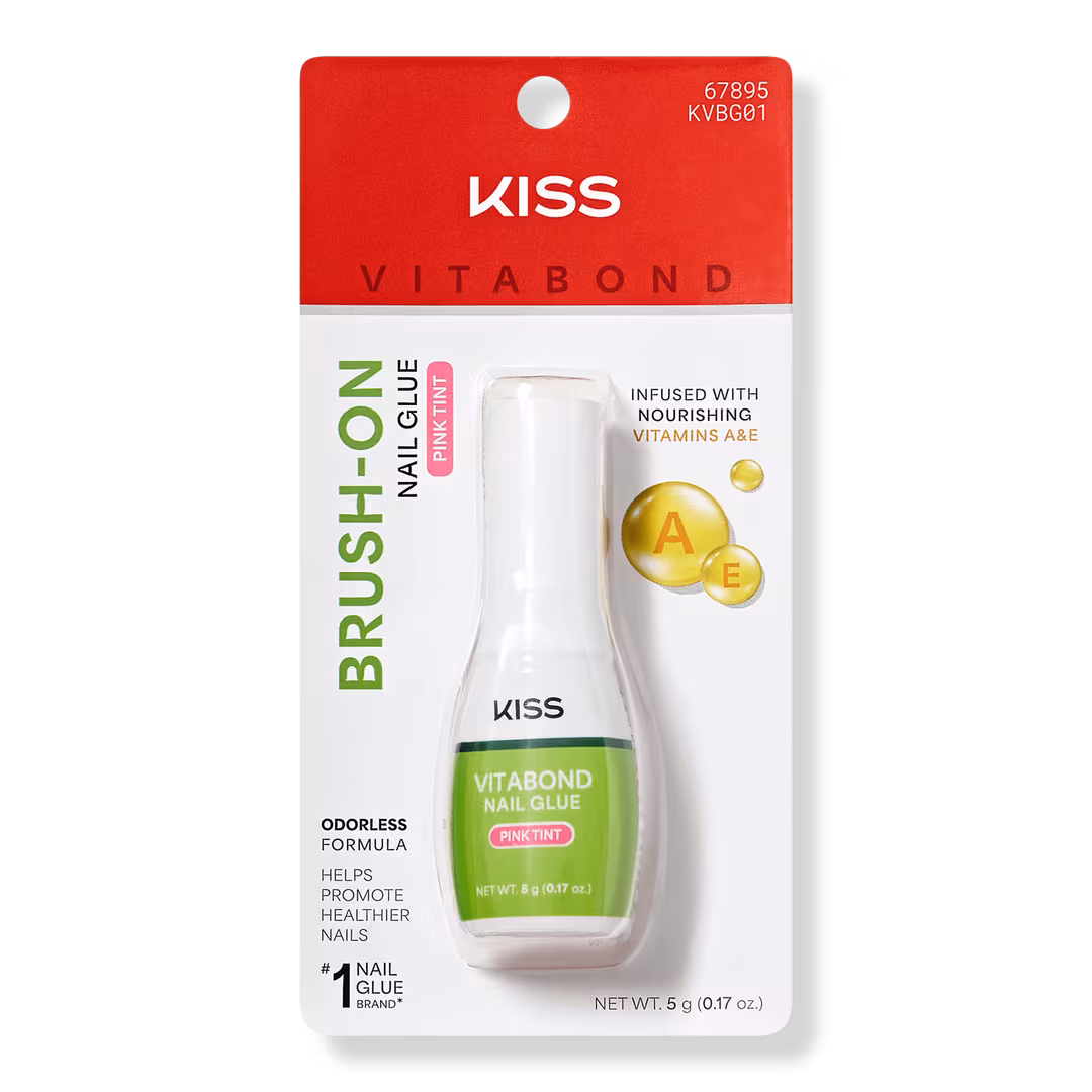 Kiss  VitaBond Brush On Vitamin A & E Infused Press On Nail Glue
