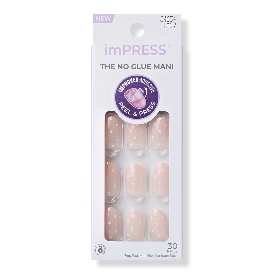 Kiss  Impress Design Short Oval Press On Nails, Everice