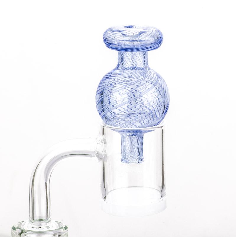 Spiral Glass Bubble Carb Cap (Random Color)