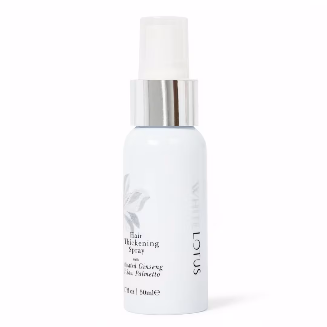 White Lotus Beauty  Hair Thickening Spray with Activated Ginseng & Saw Palmetto