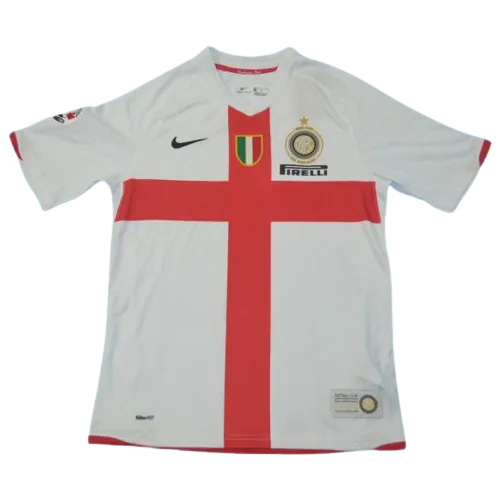 07-08 Inter Milan Figo #7 Retro Jersey 100th Anniversary Away