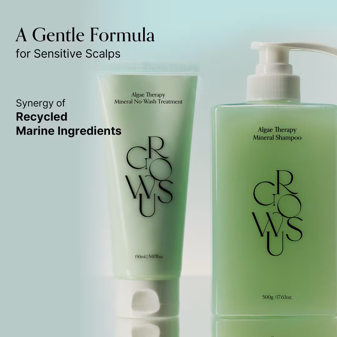 GROWUS  Algae Therapy Mineral Smoothing Leave-In Hair Treatment