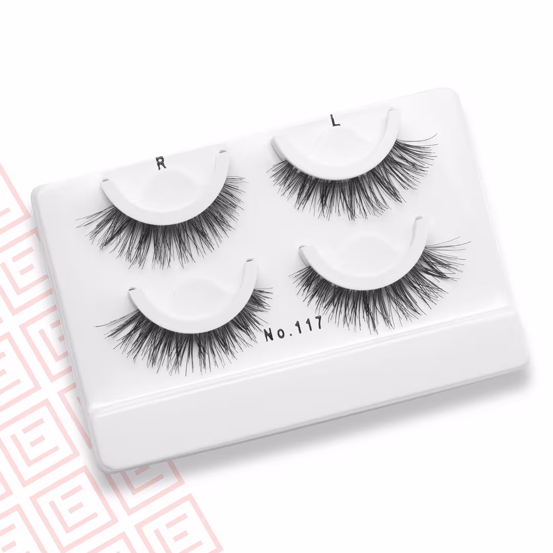 Eylure  Pre-Glued Light & Wispy No. 117 Eyelashes Twin Pack