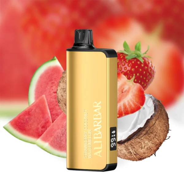 ALIBARBAR INGOT 9000 Puffs Strawberry Coconut Watermelon