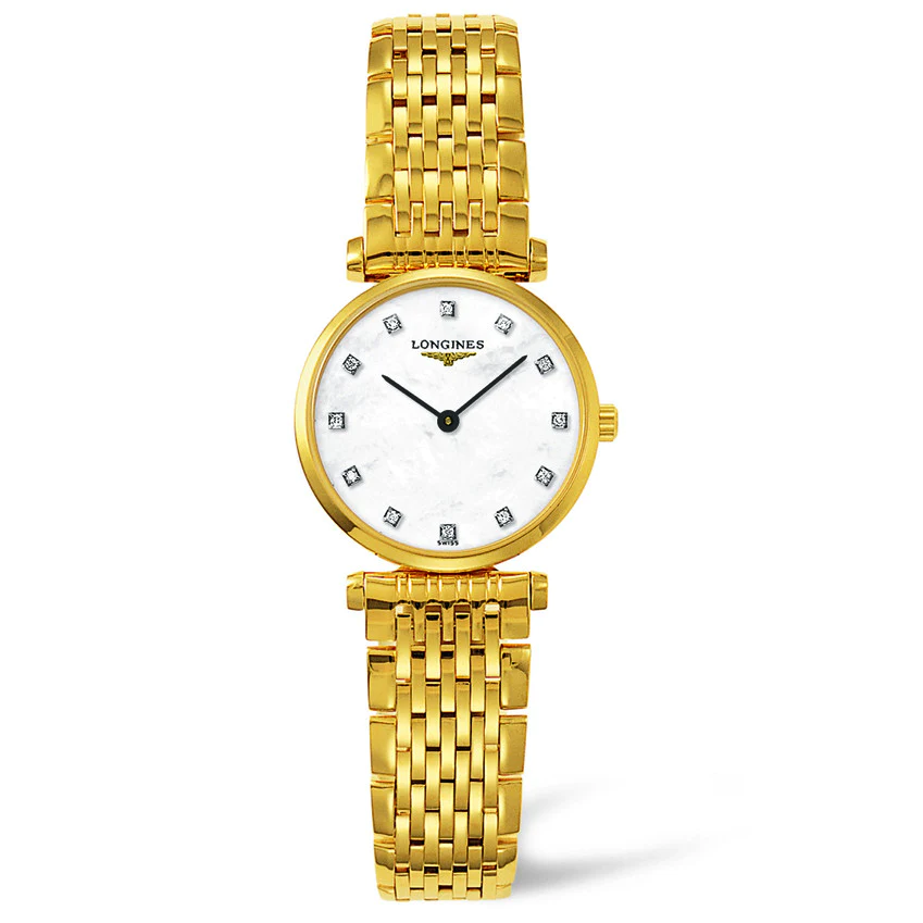 Longines La Grande Classique 24MM Quartz Mother of Pearl Watch PVD L42092878
