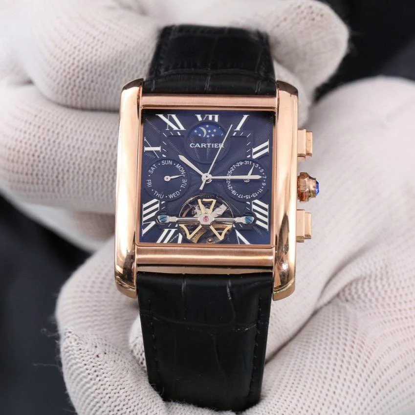 Cartier Watch TANK MC ANNUAL CALENDAR MOONPHASE