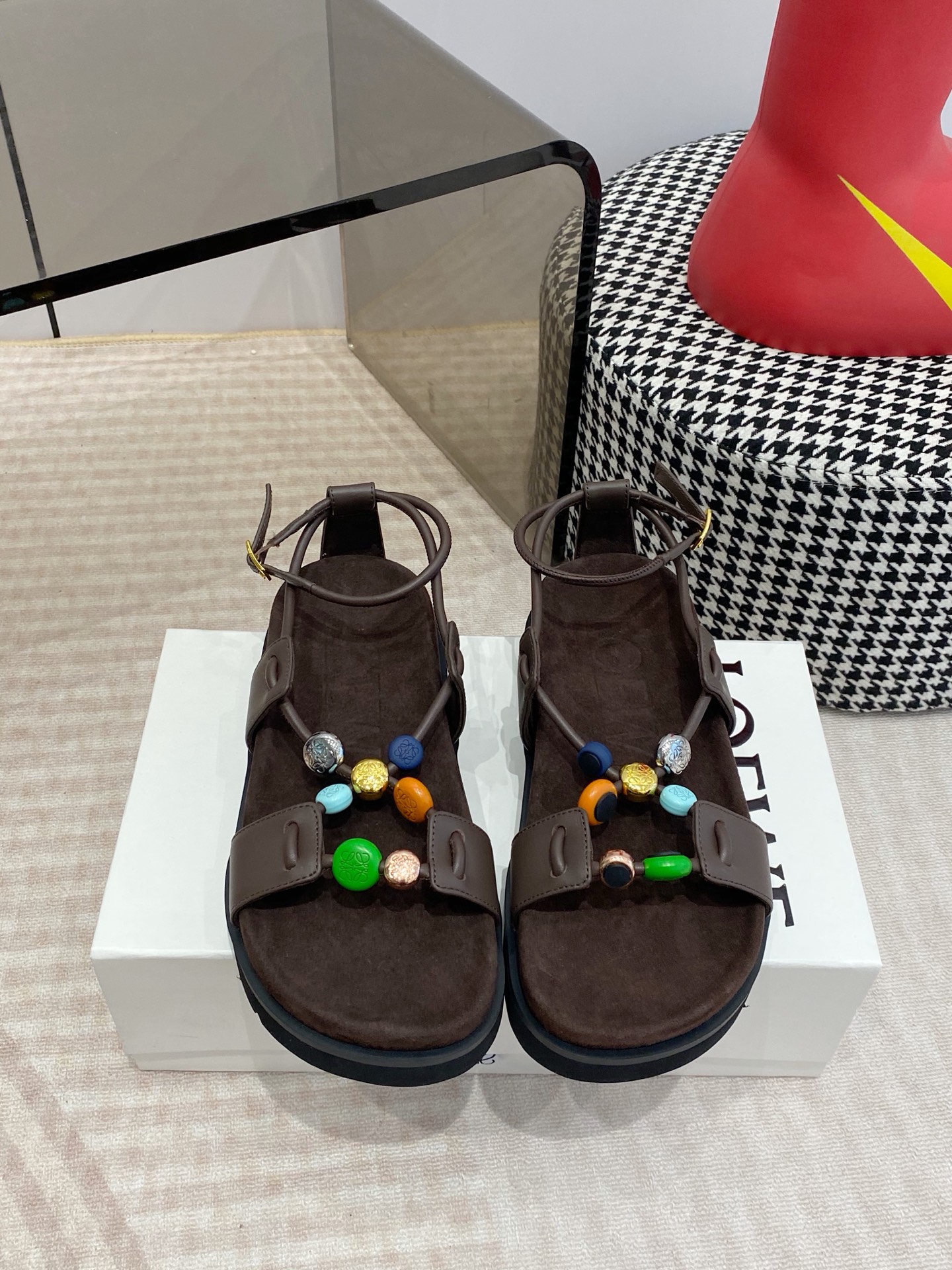 Loewe Pebble Sandals