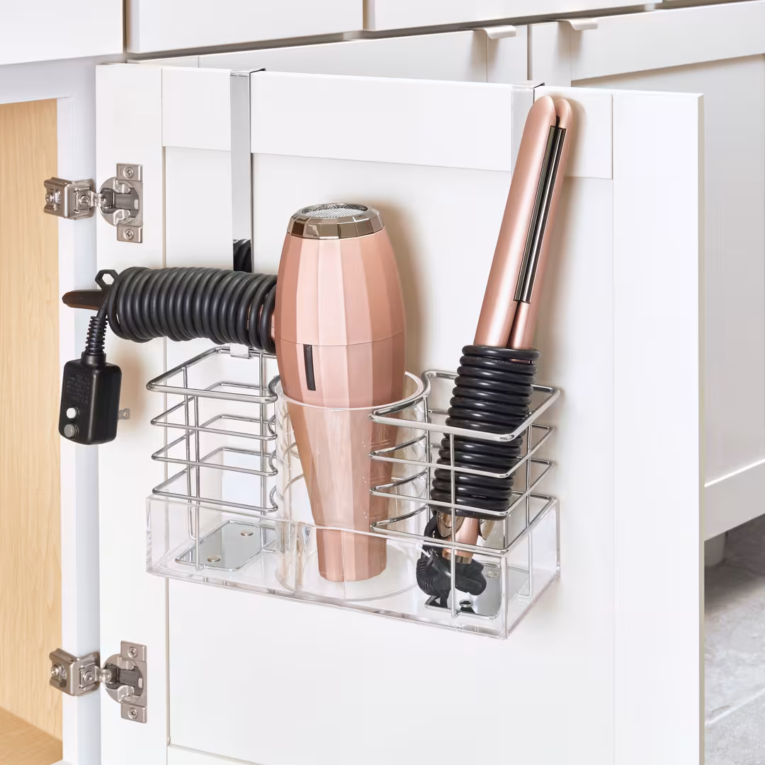 iDesign  Countertop or Over-the-Cabinet Hair Tool Organizer