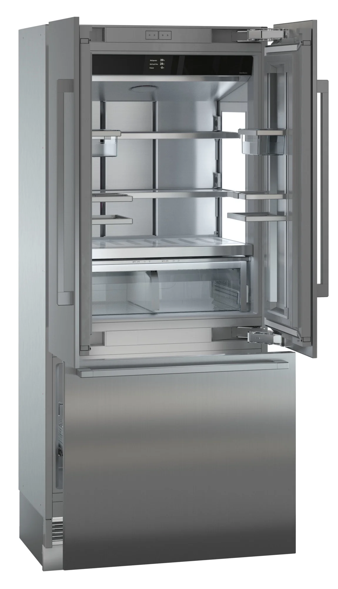 Liebherr Mcb-3652 Monolith 36" Wide 18 Cu. Ft. Energy Star Rated French Door Refrigerator
