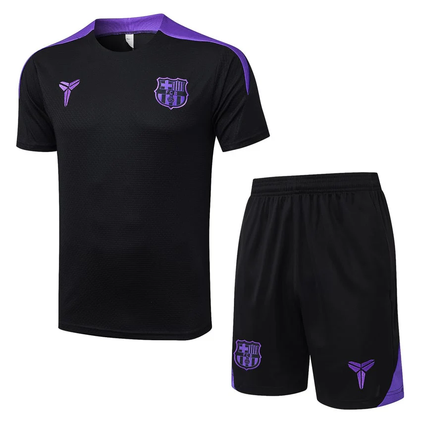 Barcelona Jersey Shorts Set Men 2025 2026 Black
