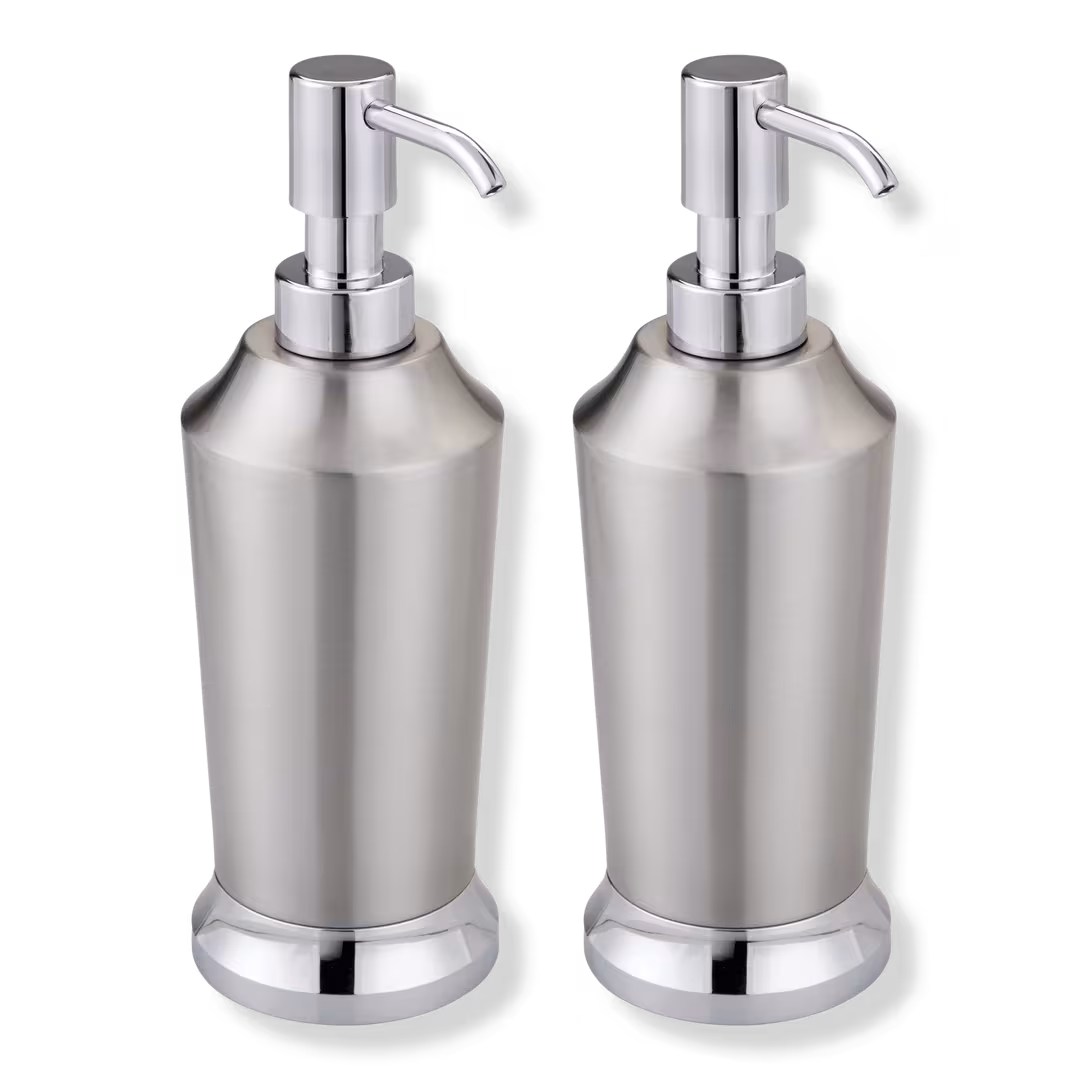 iDesign  Brushed Stainless Steel Soap Dispenser