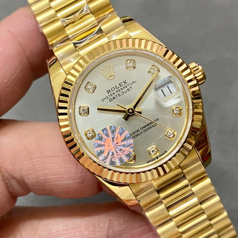 Rolex Watch DATEJUST 31MM GOLD GREY DIAL