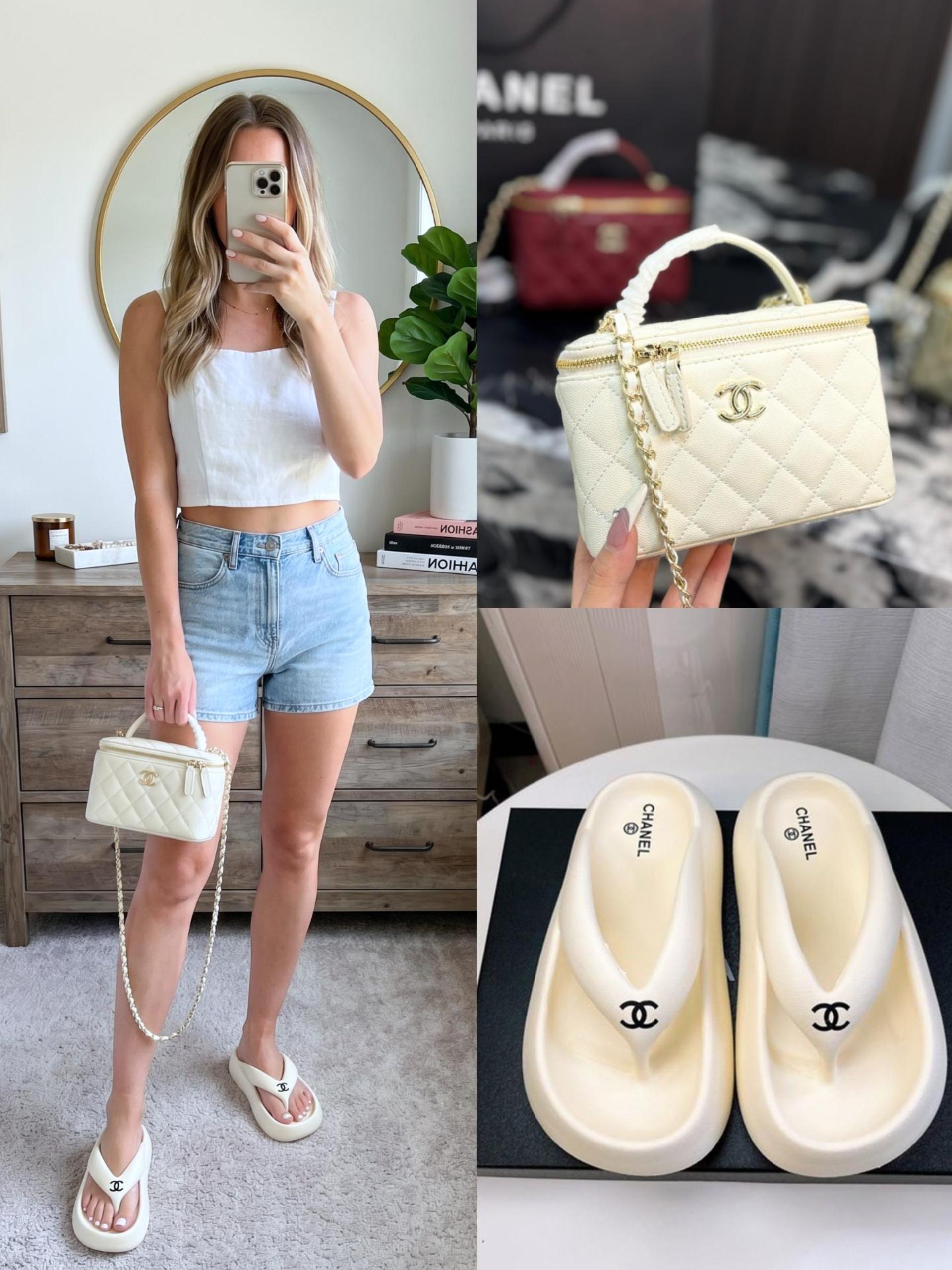 Chanel Shoes & Bag Set