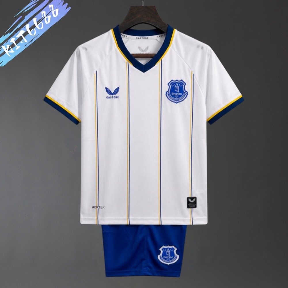 2026/2027 Everton Away Football Shirt (Kids Kit socks)