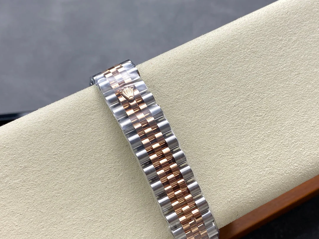 Rolex Watch Datejust 31mm Pink Gold Steel Pink Dial