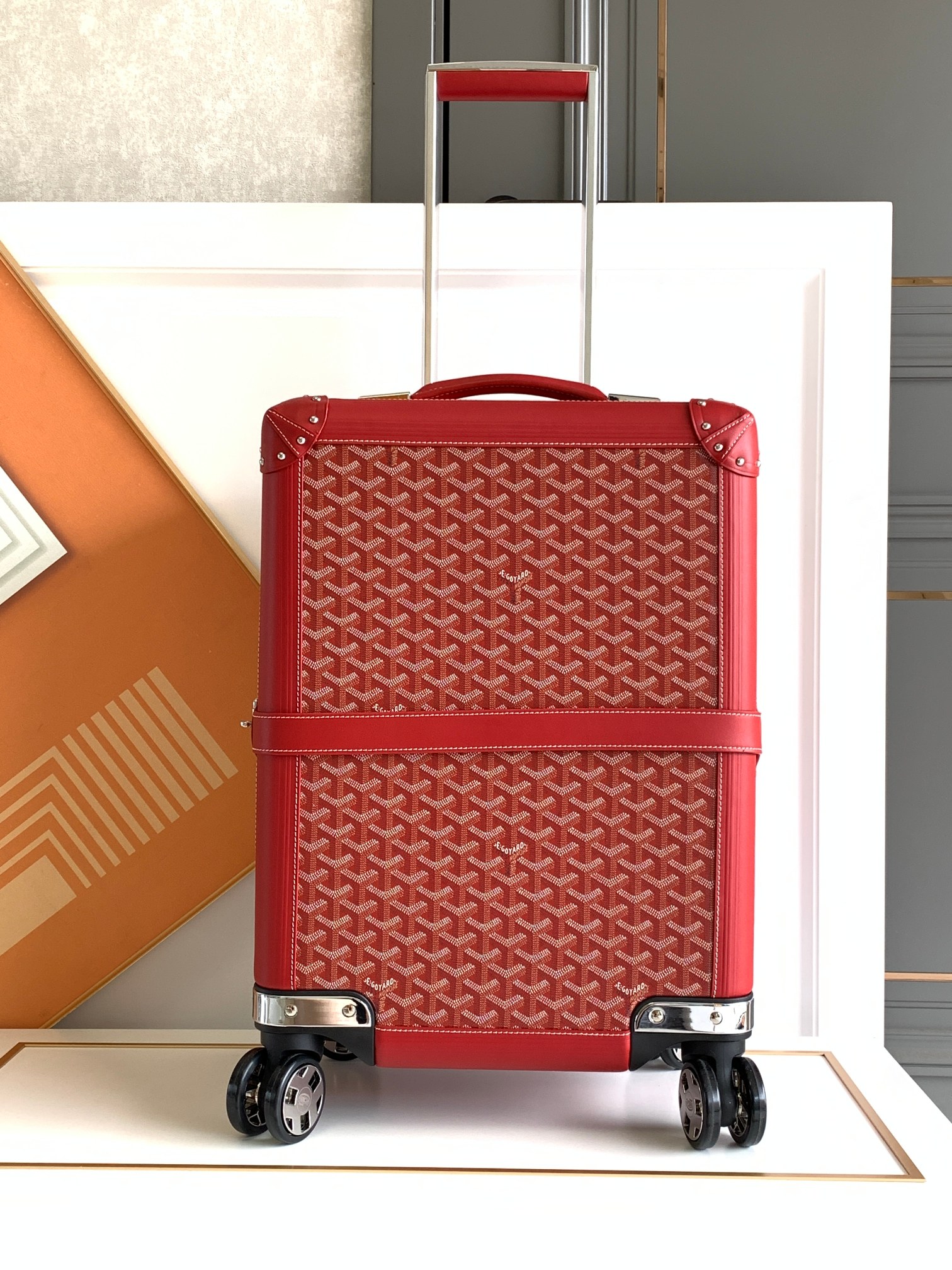 Goyard classic print trolley case