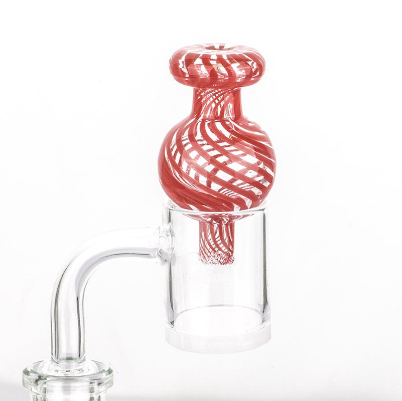 Spiral Glass Bubble Carb Cap (Random Color)