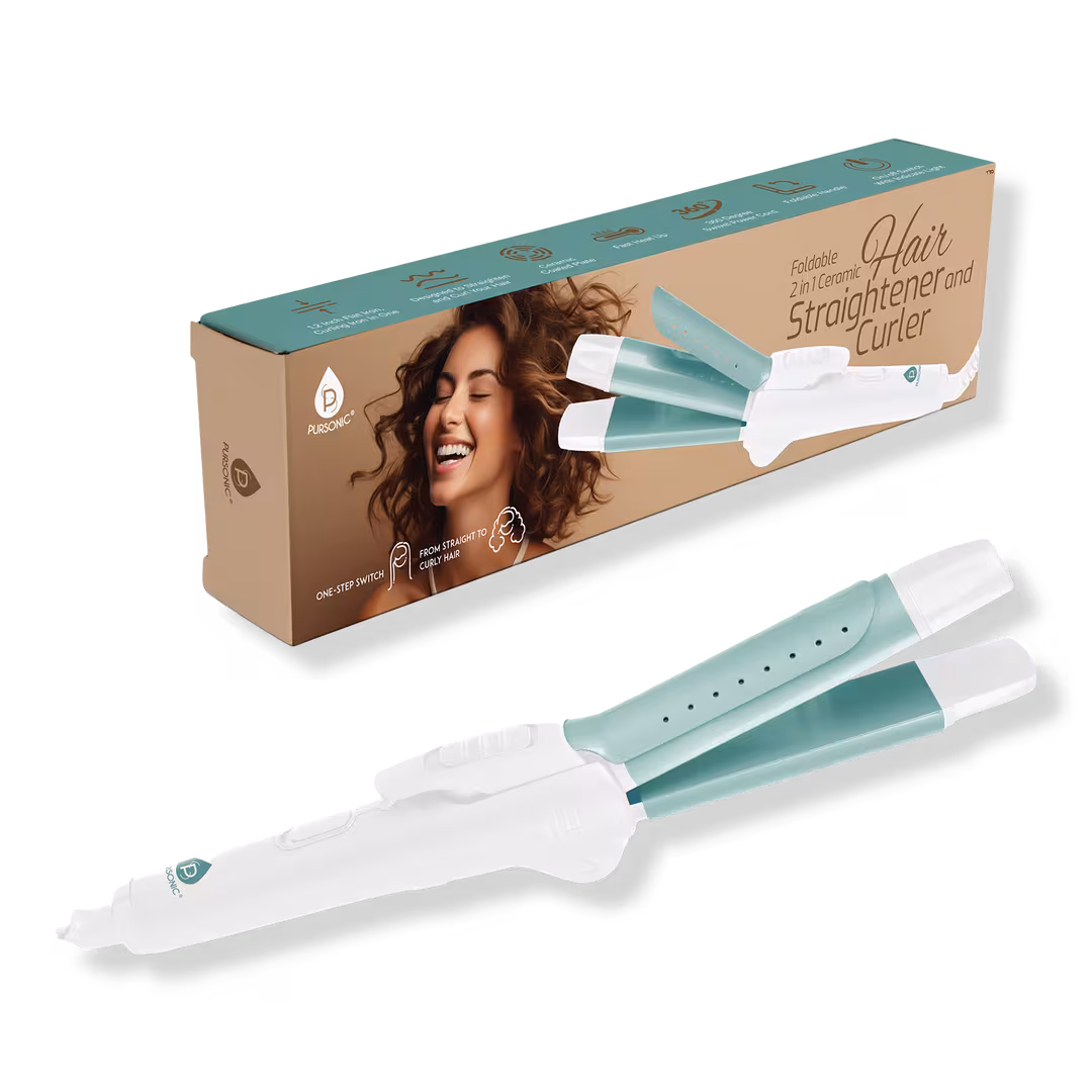 PURSONIC  All-in-One Straightener and Curler