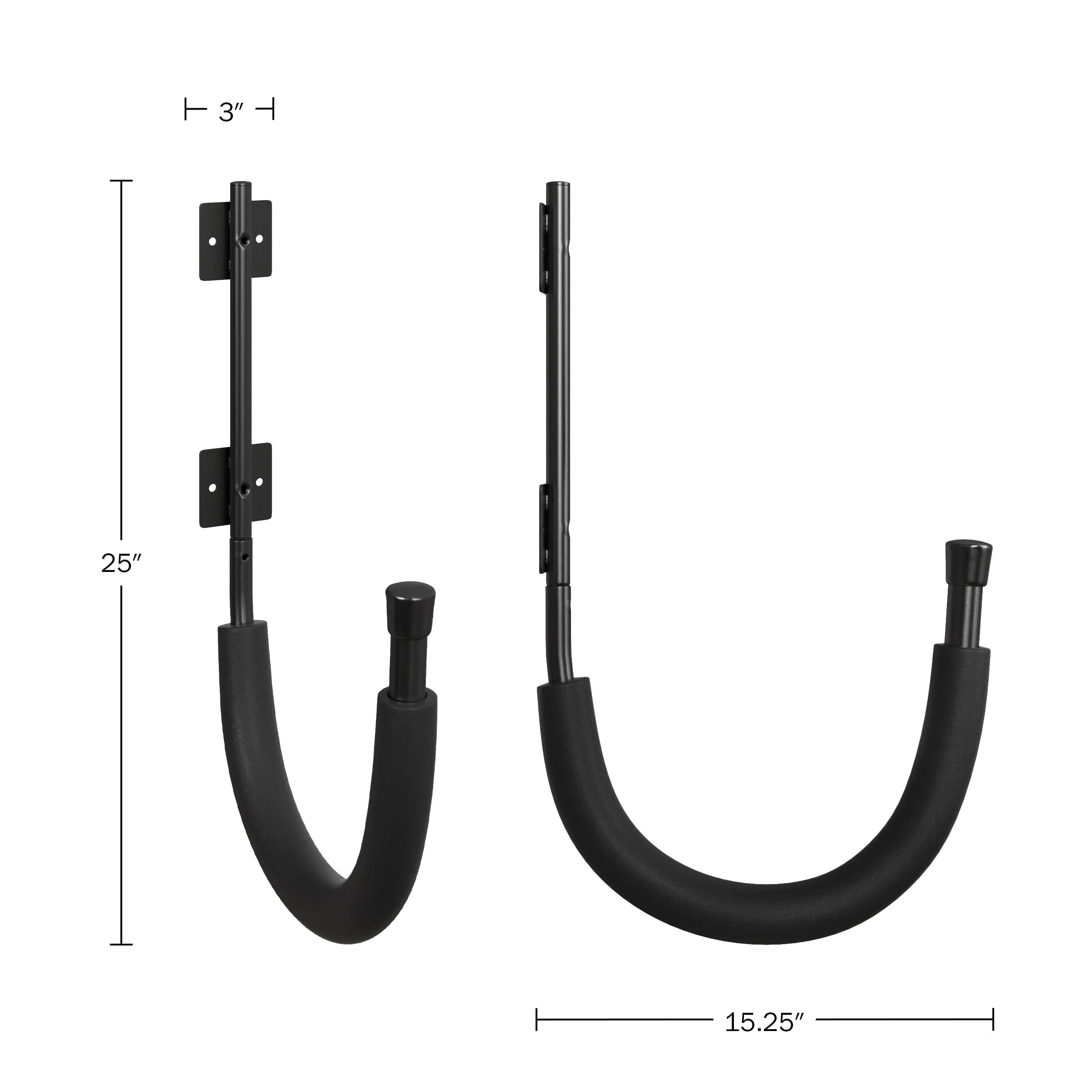 Rad Sportz 2-Pack of Kayak Storage Hook Sets with 100lb Capacity Per Pair