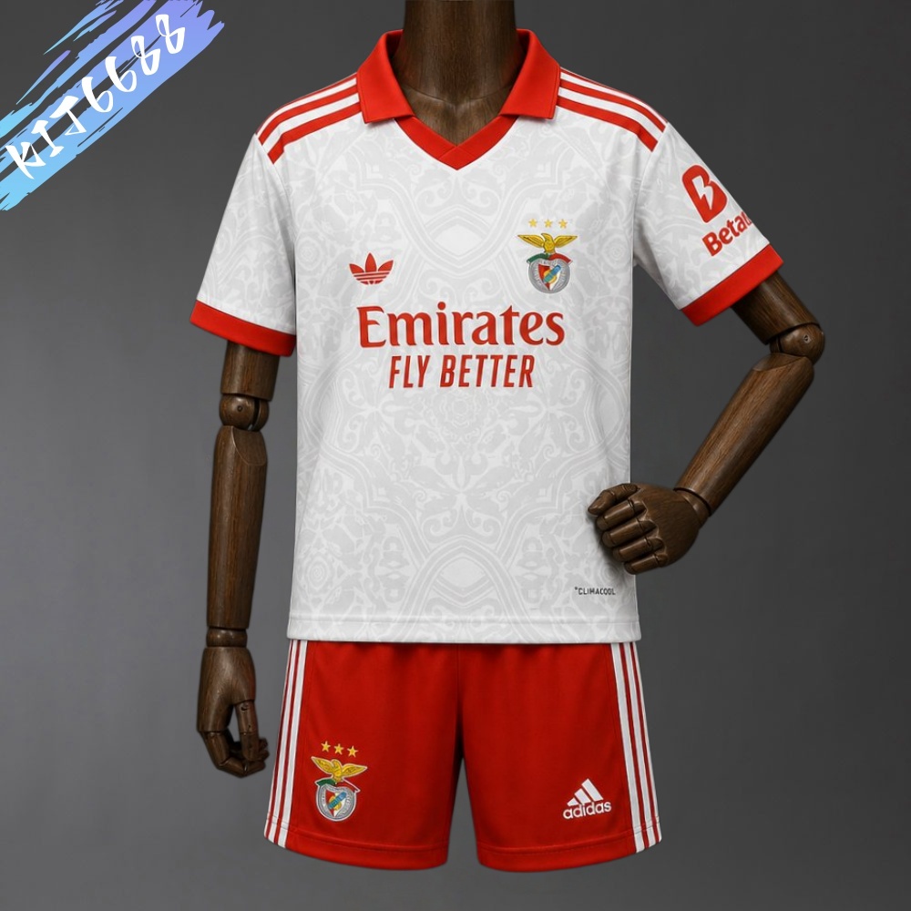2026/2027 Benfica  Away Football Shirt（Kids Kit socks）