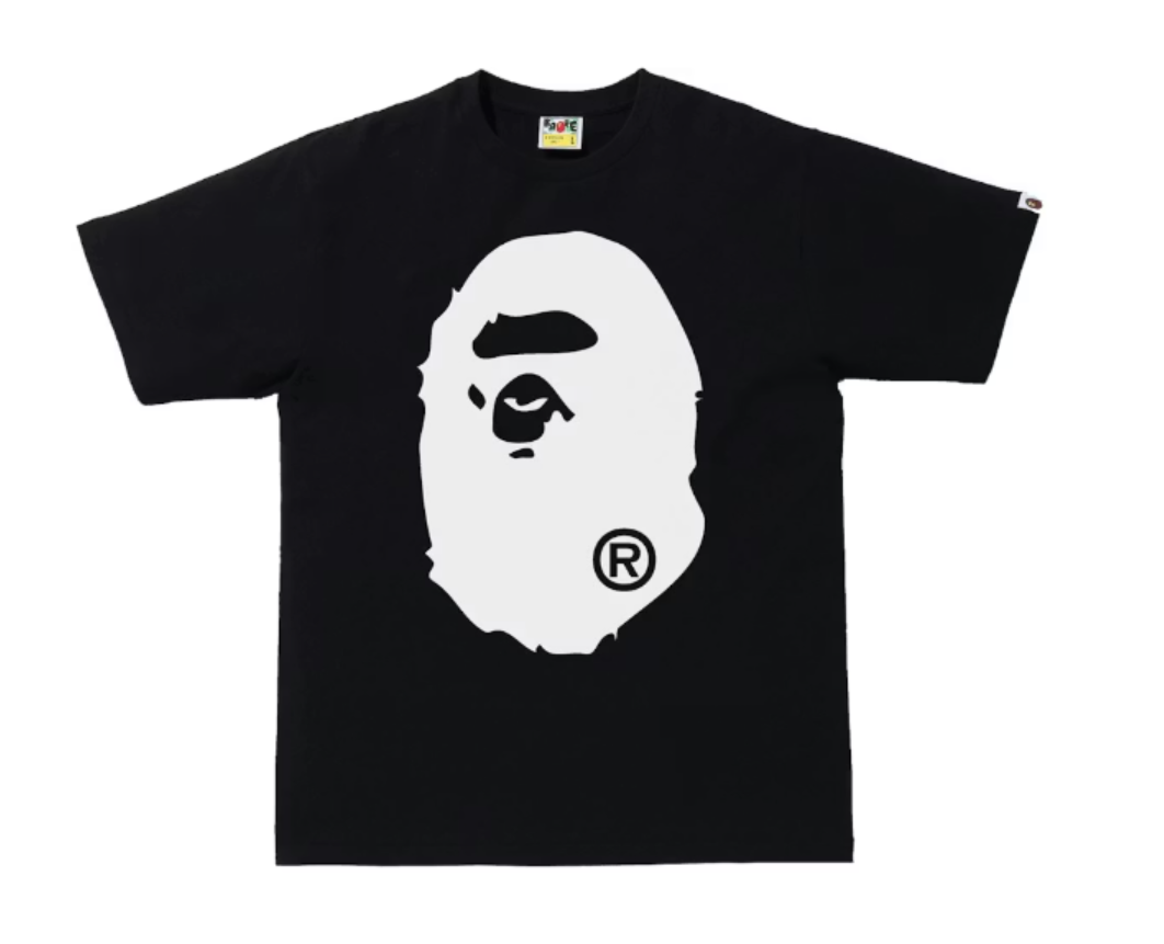 BAPE Bicolor Big Ape Head Tee