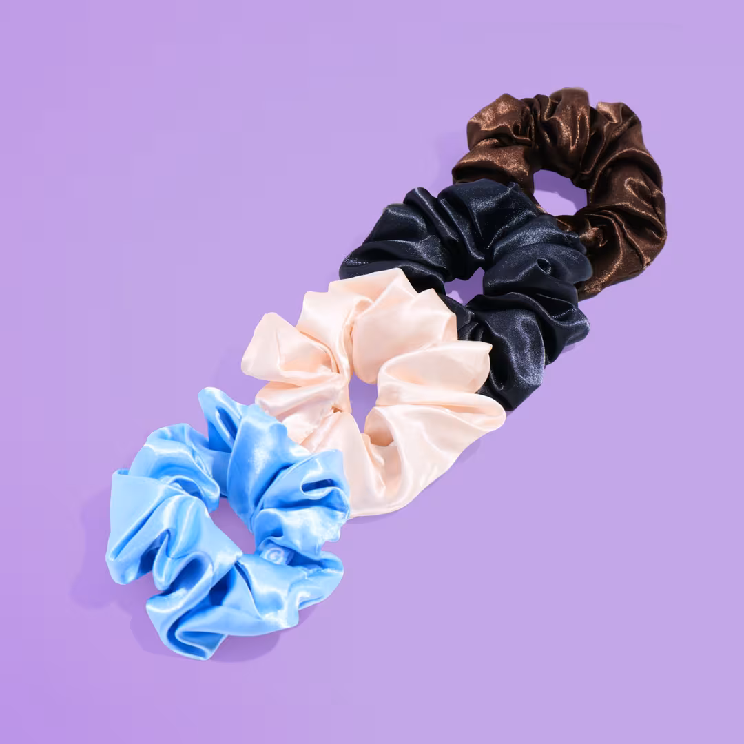 GIMME beauty  Large Satin Hair Scrunchies