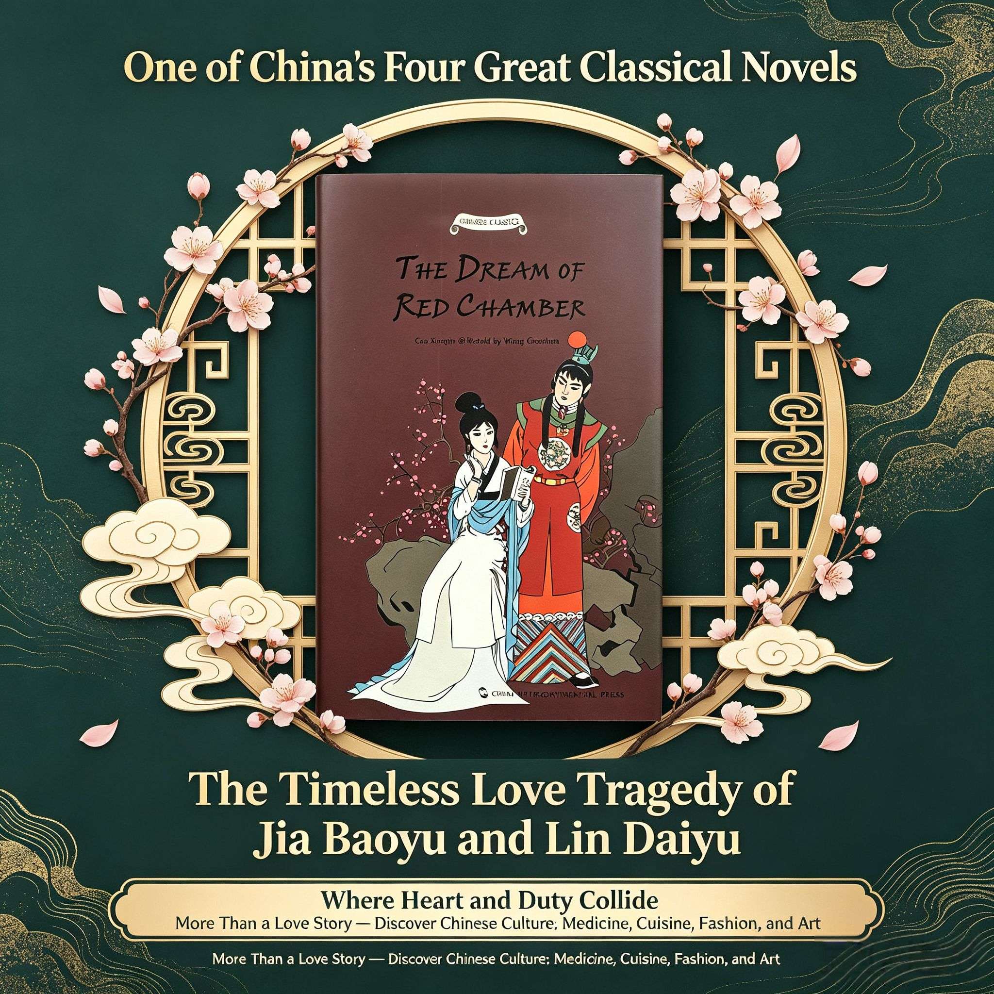 Dream of the Red Chamber: Classic Chinese Love Story (English Edition) - Masterpiece of Chinese Literature