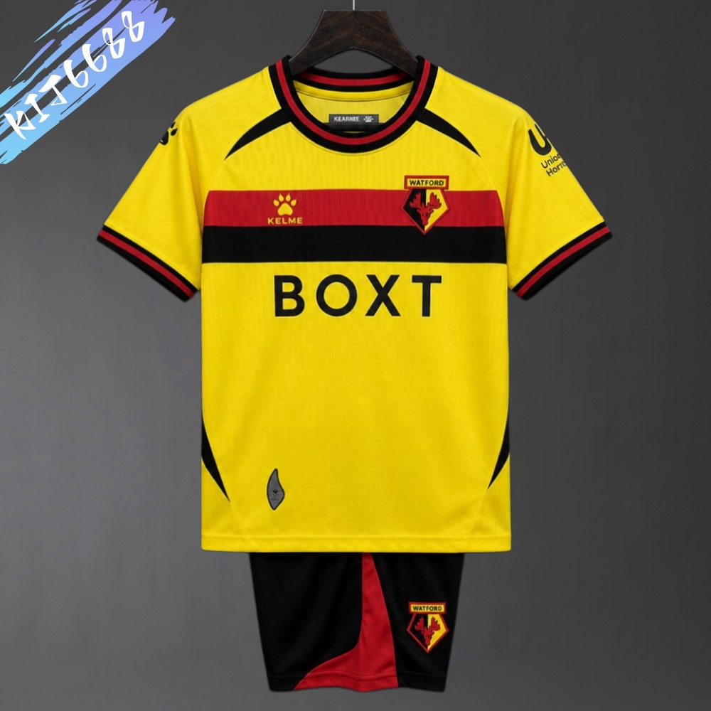 2026/2027 Watford Home Football Shirt ( Kids Kit socks )