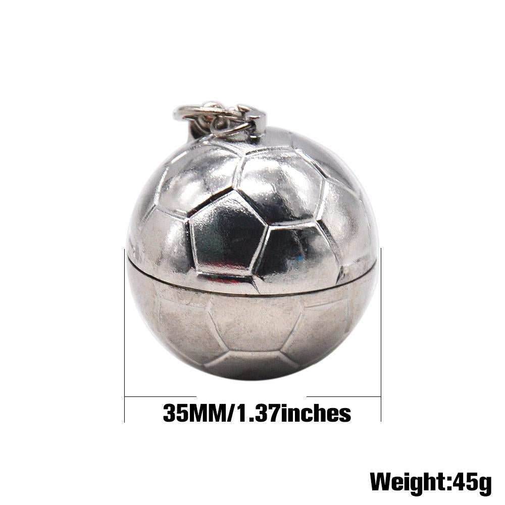 Football Keychain Weed Grinder 2 Layer