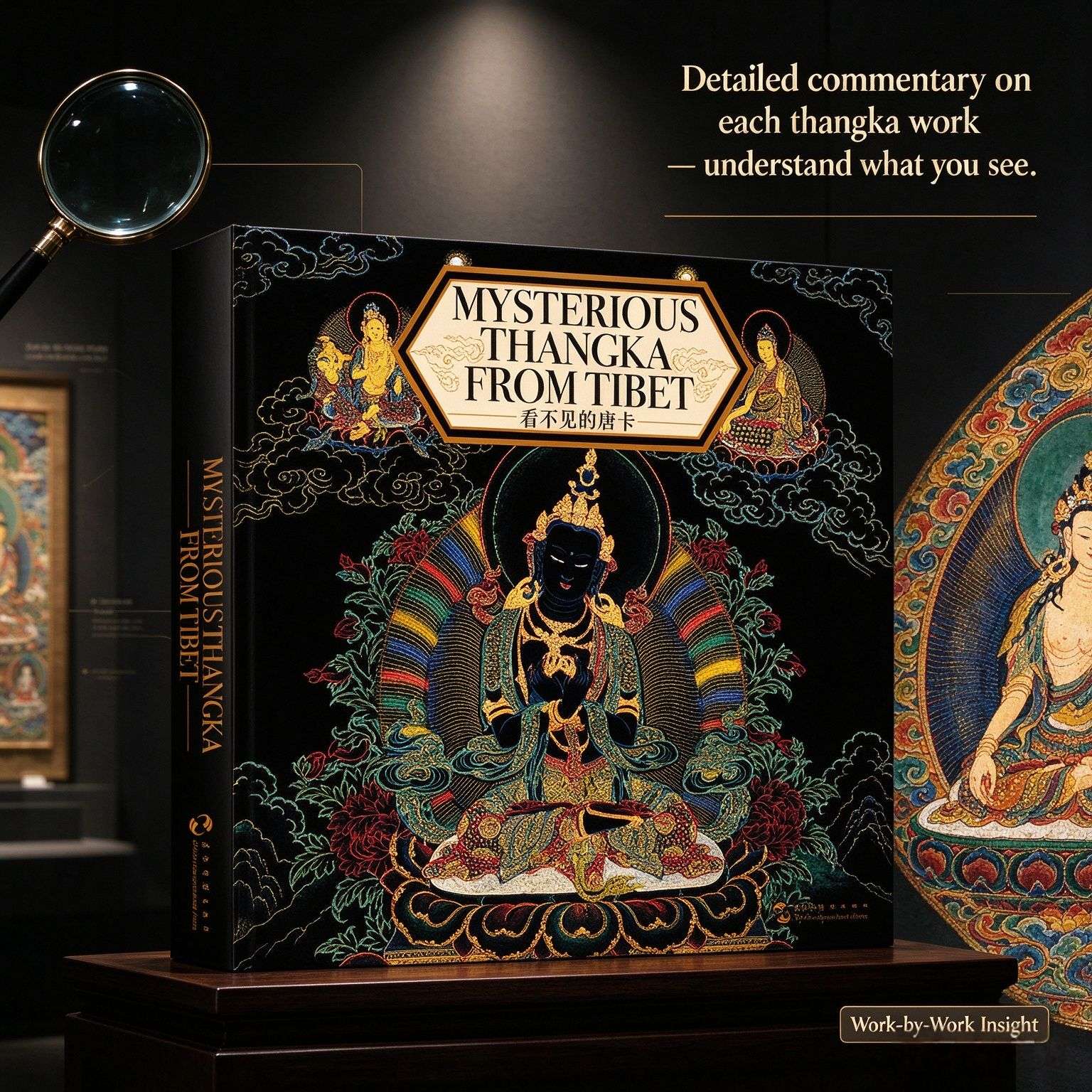 Invisible Thangka: A Bilingual Journey into Tibetan Buddhist Art (Hardcover)