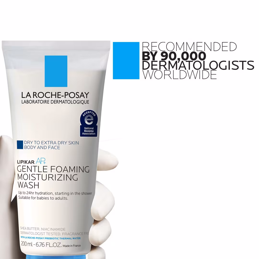 La Roche-Posay  Lipikar Wash AP+ Gentle Foaming Moisturizing Wash