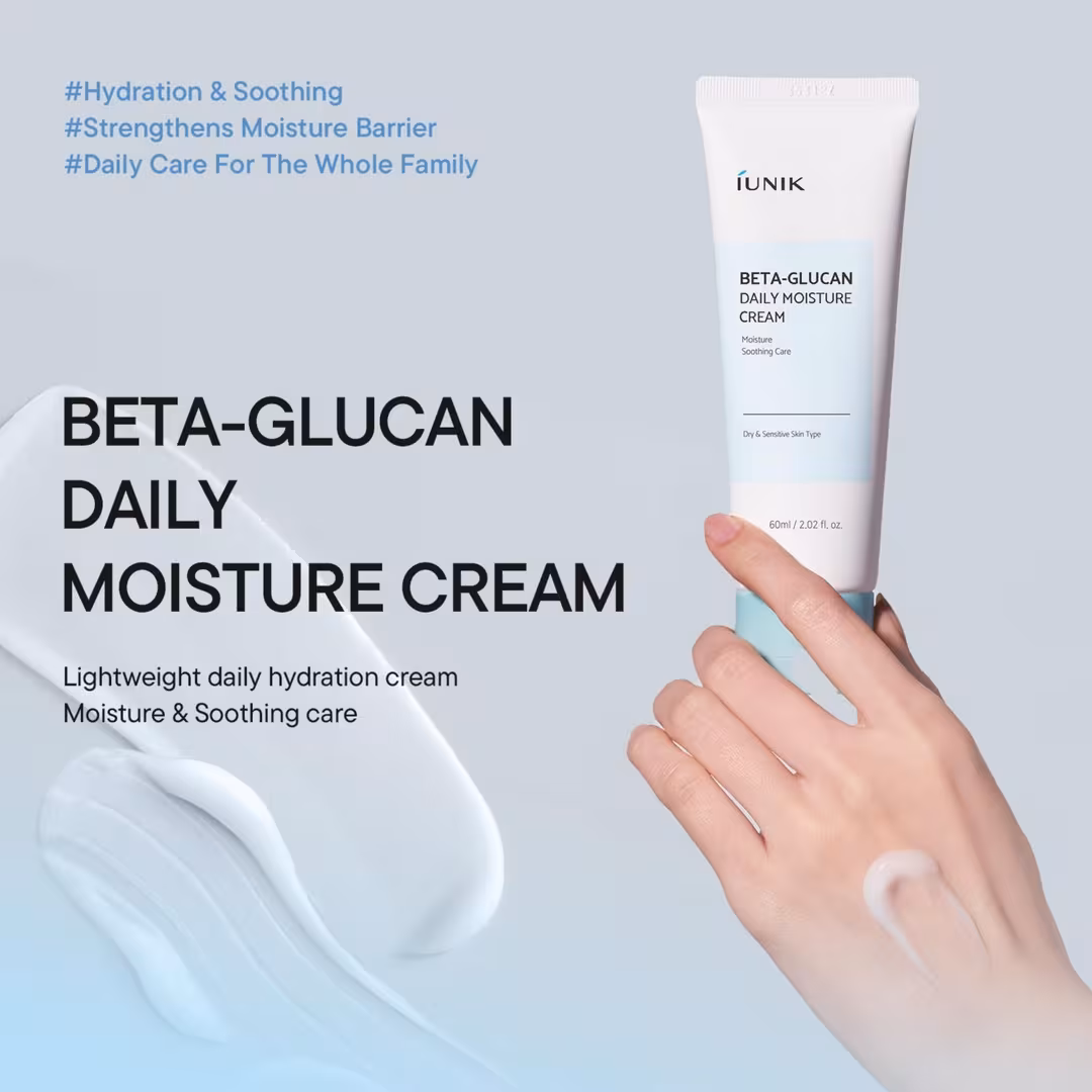 iUNIK  Beta-Glucan Daily Moisture Cream Set
