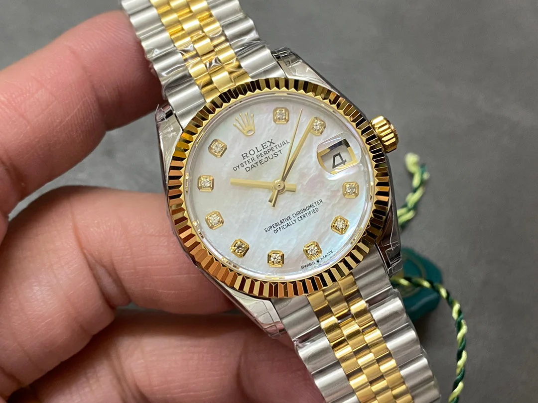 Rolex Watch DATEJUST 31MM GOLD STEEL MOP DIAL