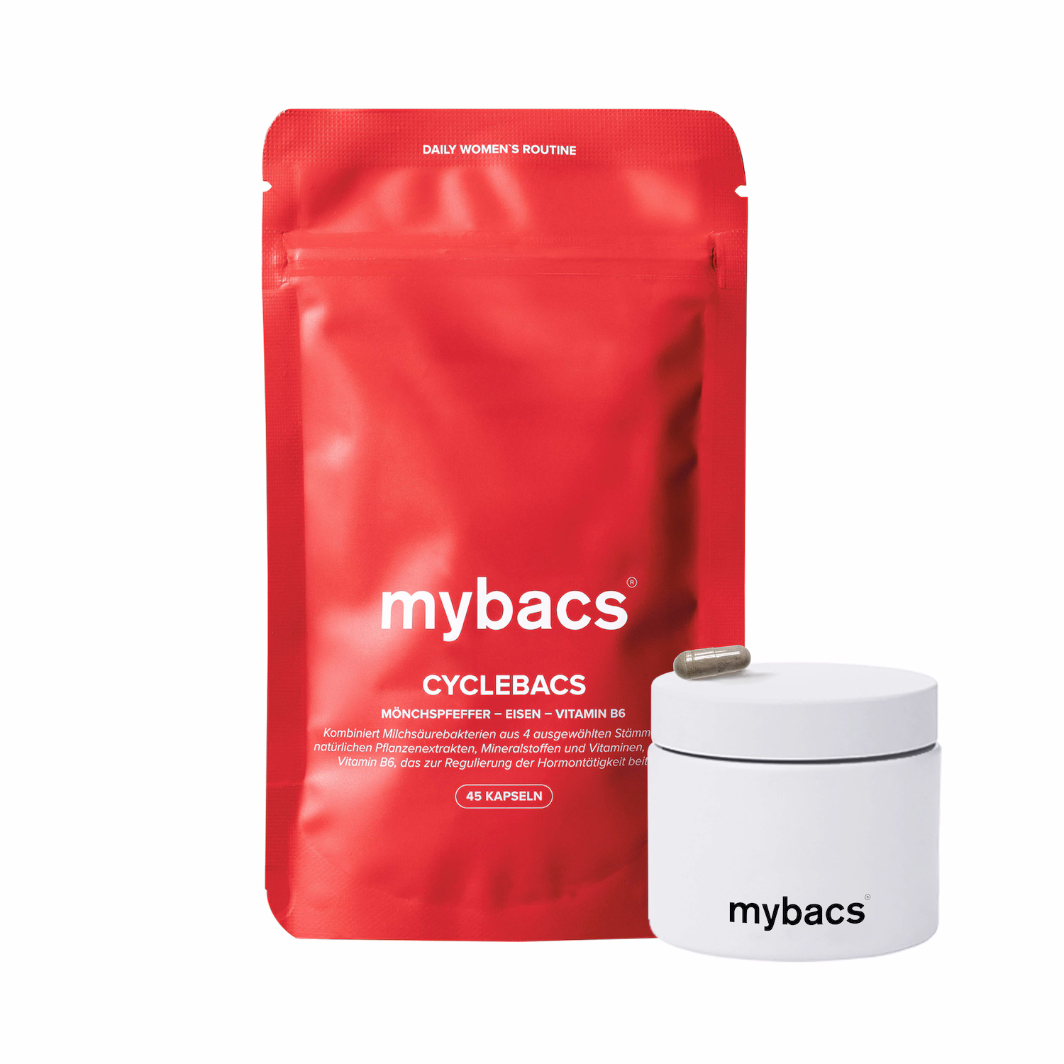 Cyclebacs® – Mönchspfeffer, Safran & Vitamin B6