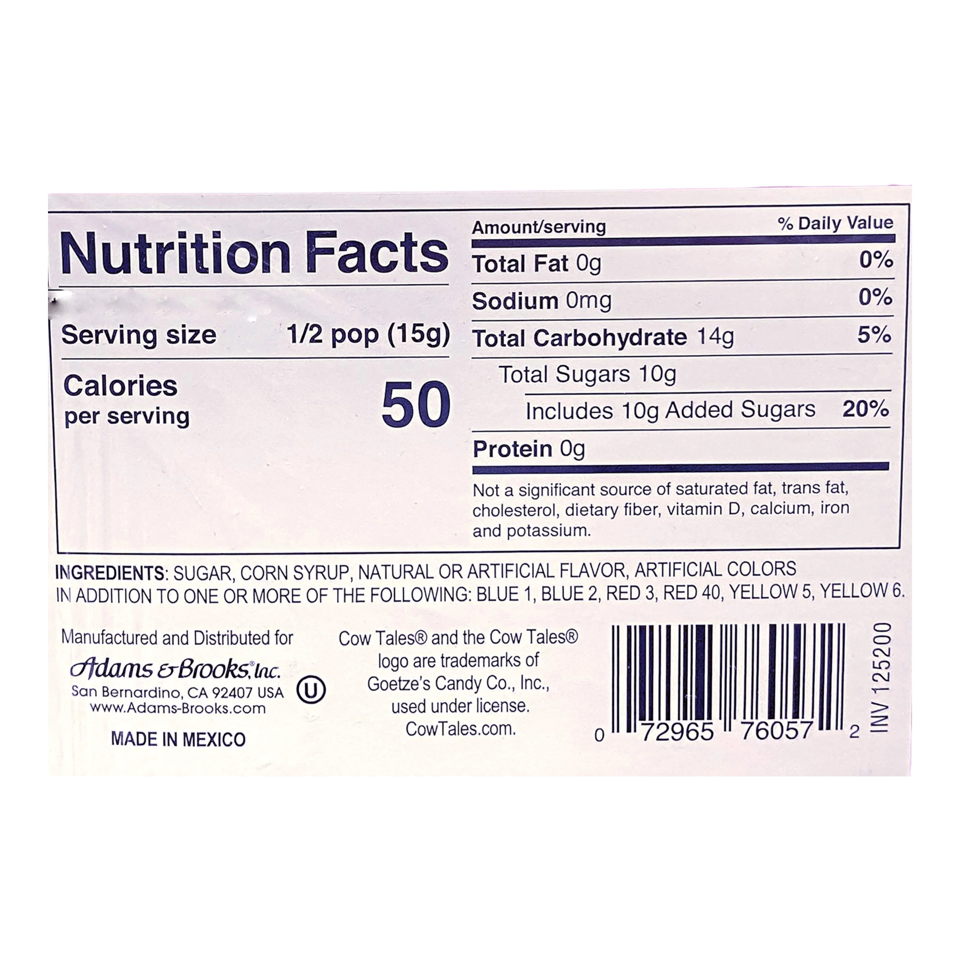 Unicorn Pops Cow Tales - 0.75oz (21g)