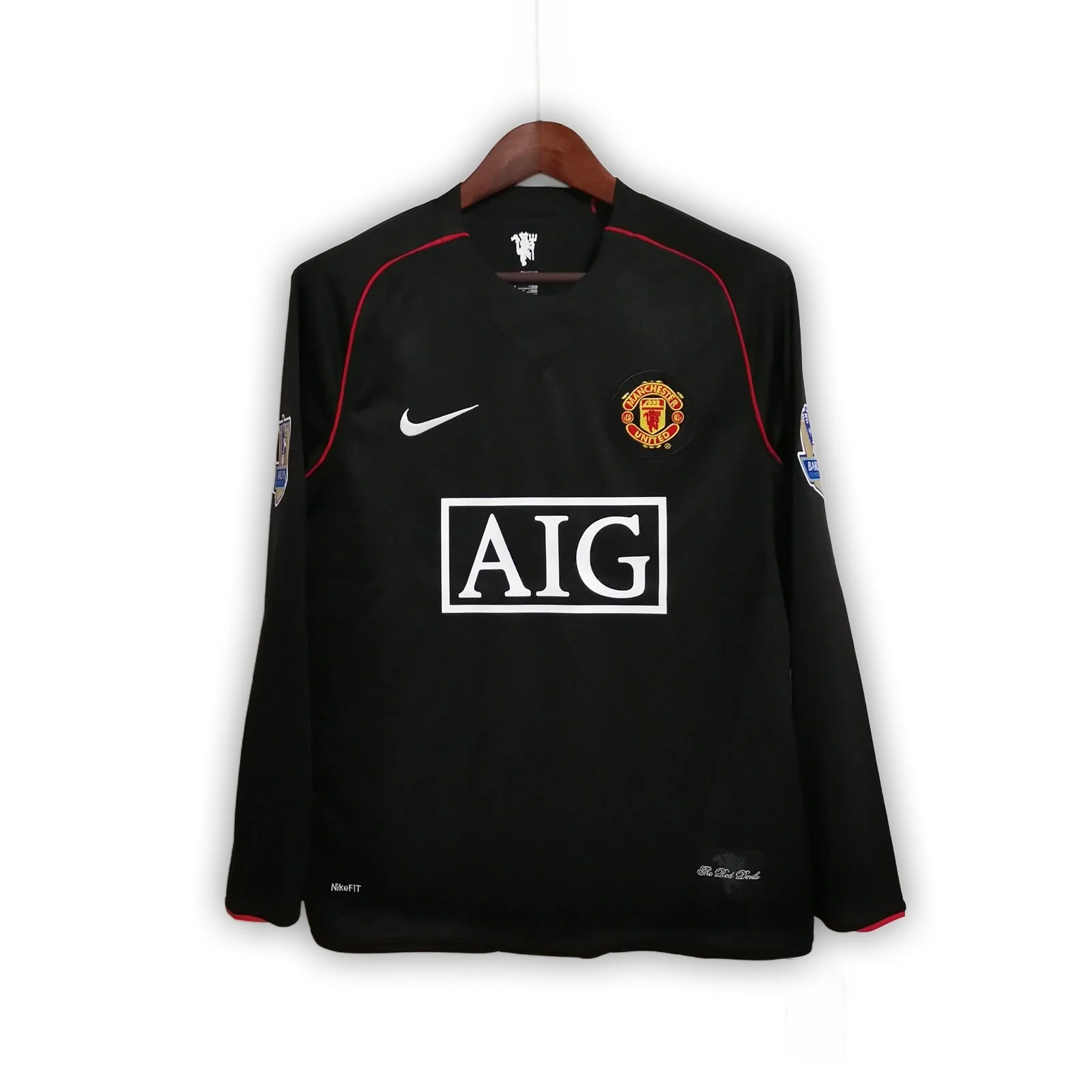Manchester United 2007/08 Away Long Sleeve