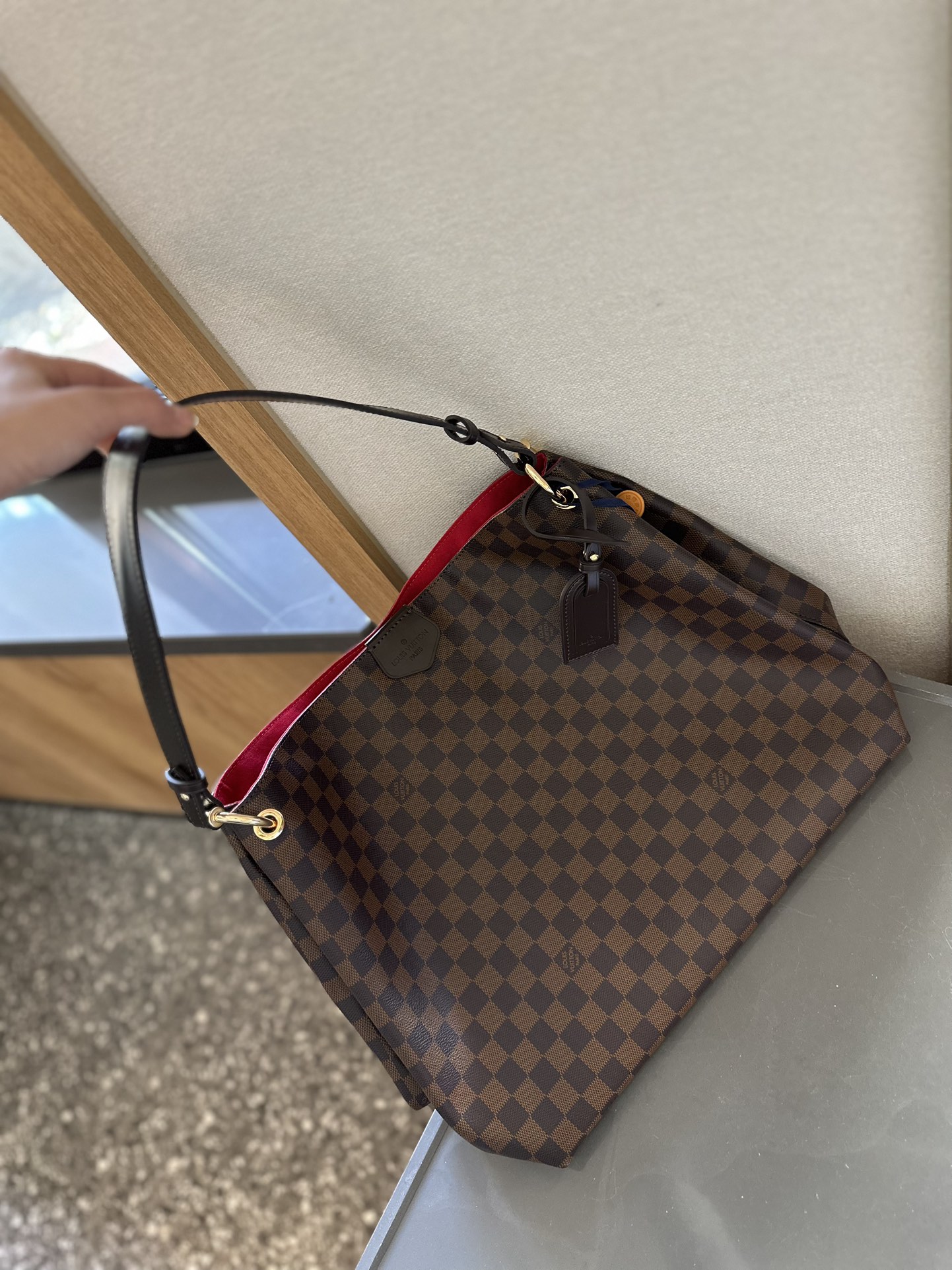 LV graceful MM shoulder handbag