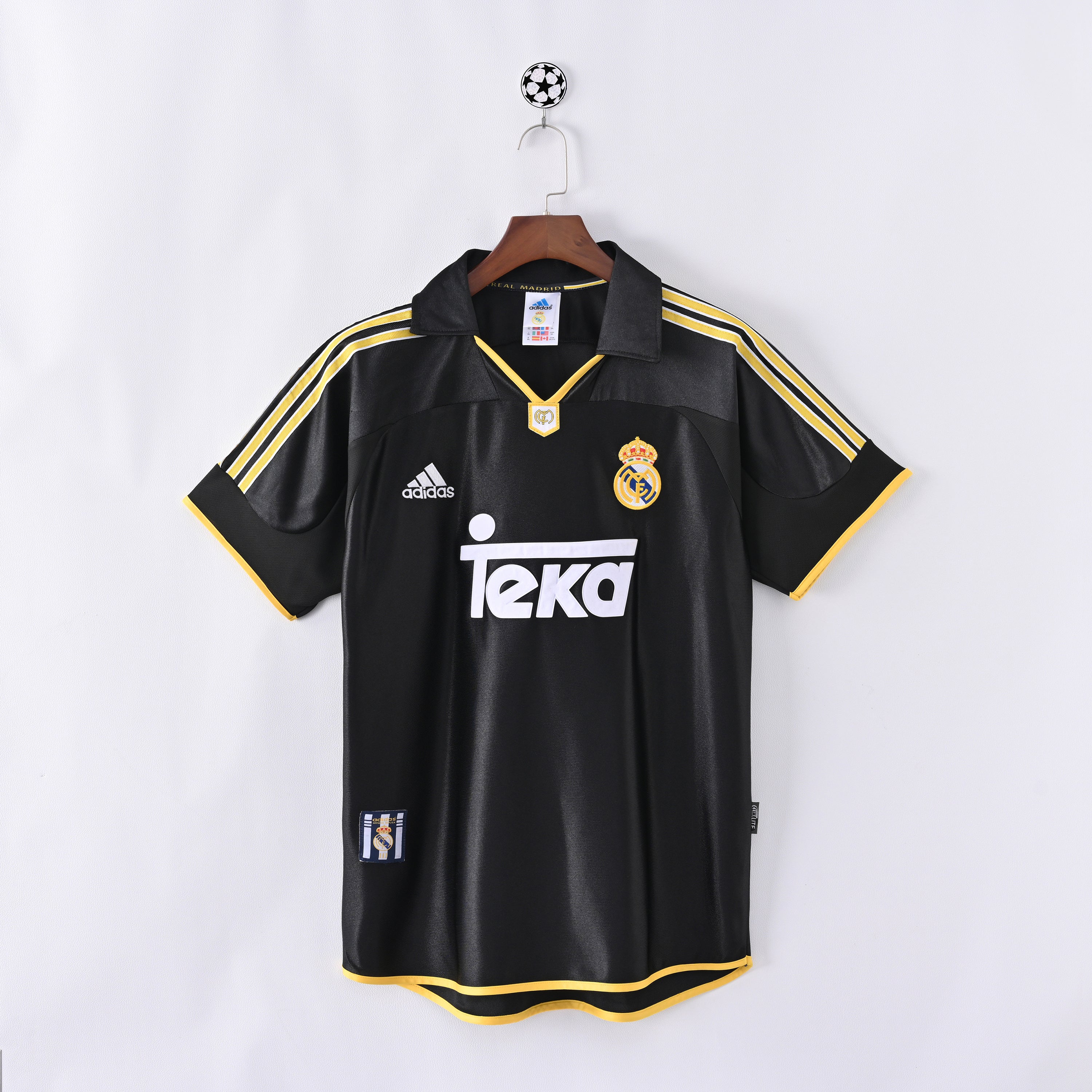 Real Madrid Retro Vintage Away Jersey Men 1999-2000